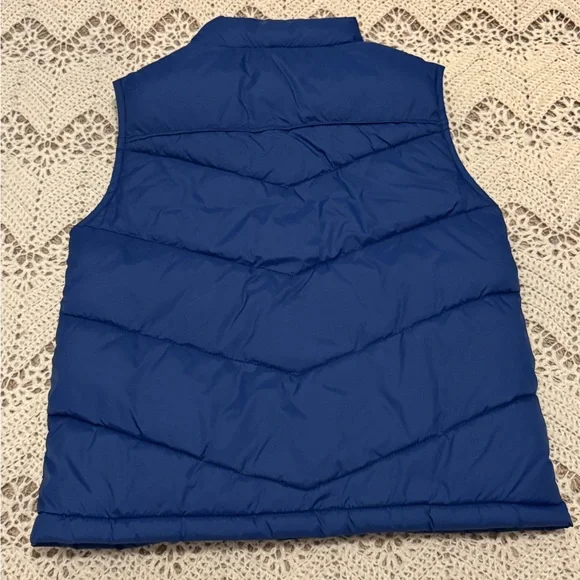 Gymboree Puffer Vest Boy’s Size Large 10-12 Dark Blue Winter Layer Warm 2013 - Picture 5 of 6